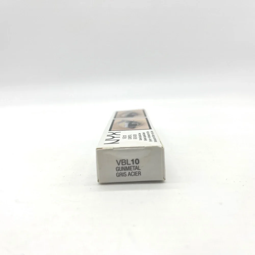NYX Vivid Brights‎ Liquid Eyeliner VBL10 Gunmetal Gray Waterproof Bold Pigment